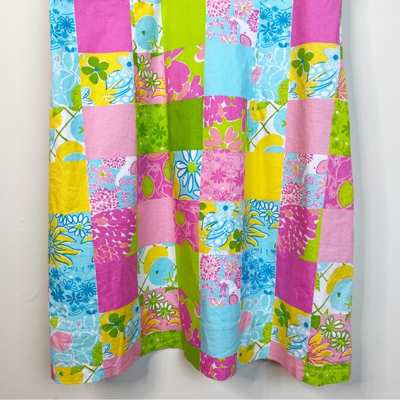 Vintage Lilly Pulitzer Patchwork Dress Size 4 - Picture 8 of 12